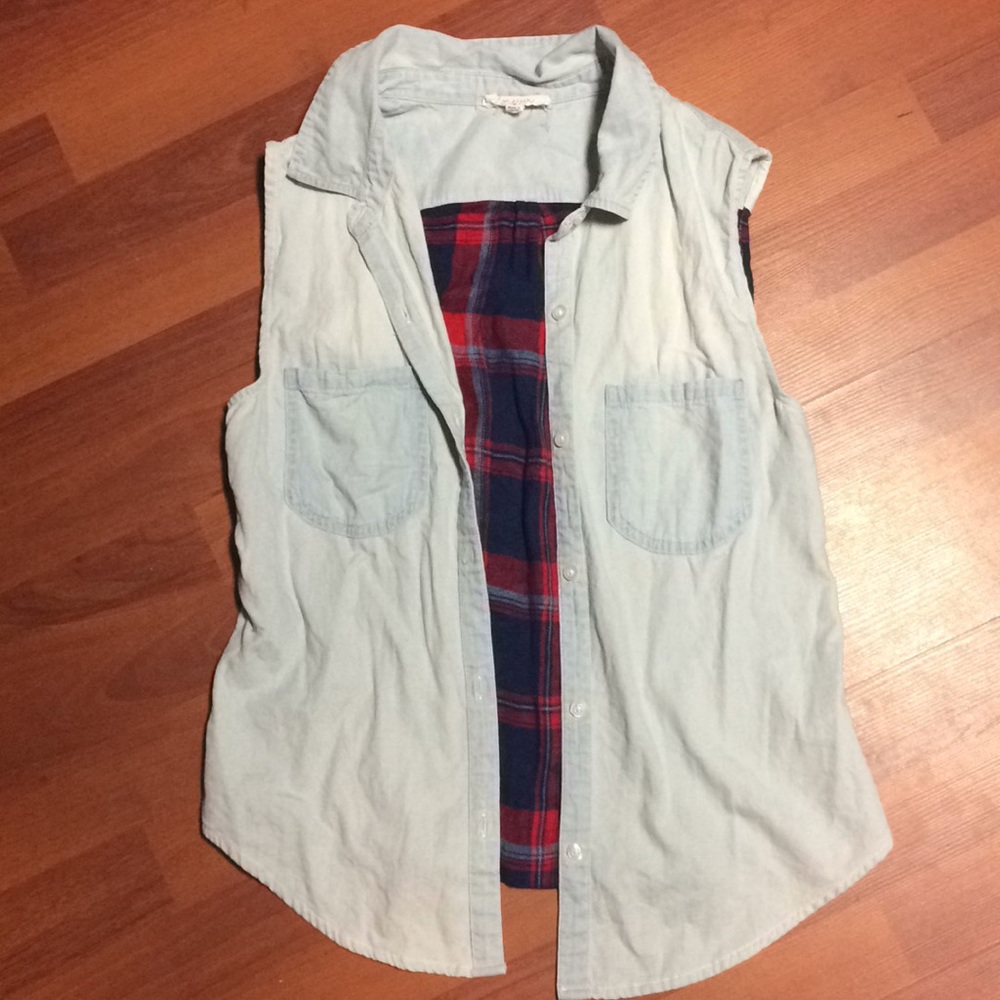Short sleeve plaid